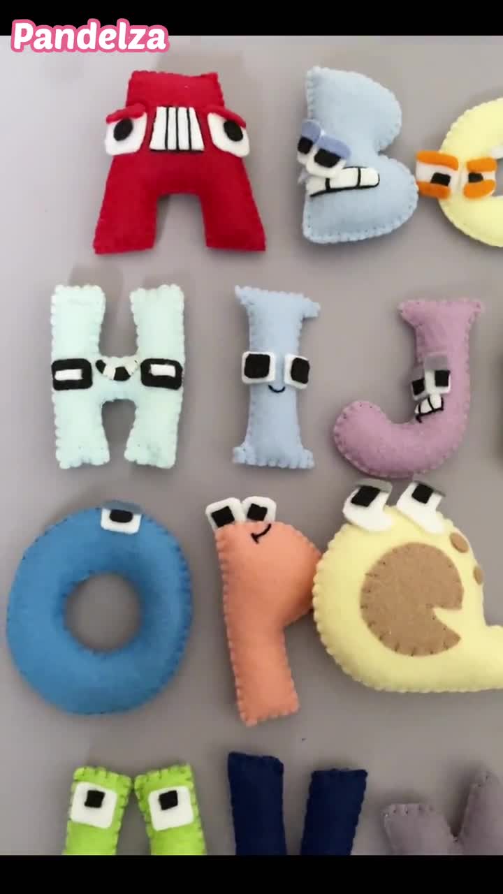 Alphabet Lore A-Z PDF Patterns and Tutorial. Easy Sewing Felt Toys