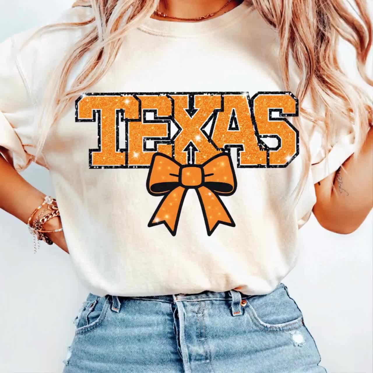 Austin Texas PNG, Girly Texas Shirt Design, Keep Austin Weird, SXSW Sublimation, Sparkly Burnt Orange Shirt, Alright Alright Alright PNG video poster