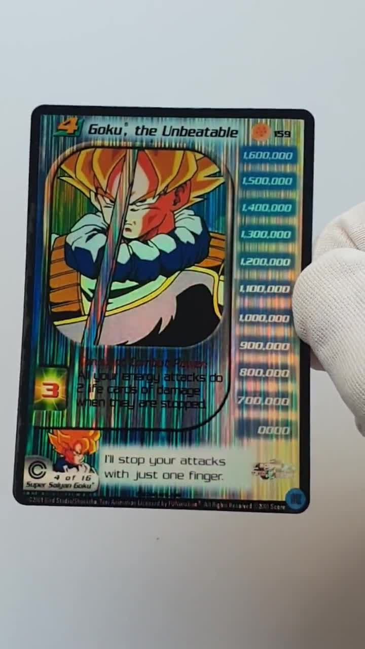 Goku, the Unbeatable Card Proxy 159 DBZ Foil