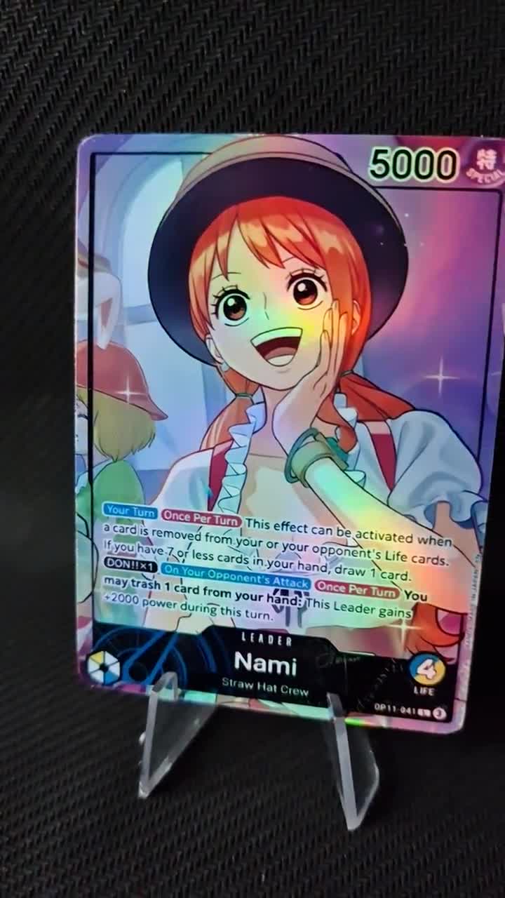 One Piece Proxy Card Leader Holo - Nami OP11-041 Alt Art Whole