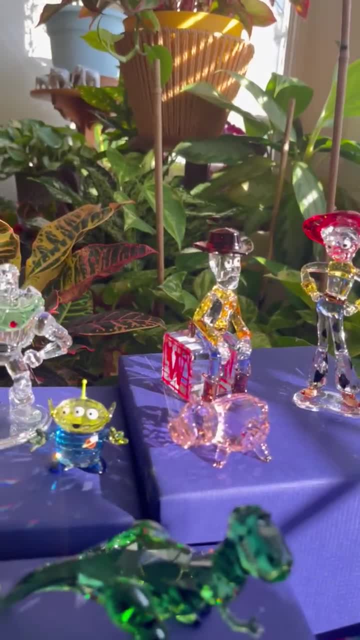 Swarovski Toy Story 6 Pieces Set Woody Jessy Buzz Rex and Ham