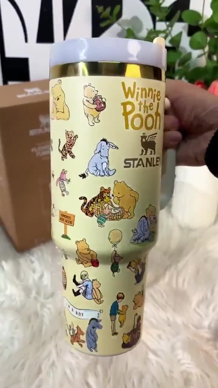 Classic The Pooh Stanley Tumbler 40oz, Laser Printed Design video poster