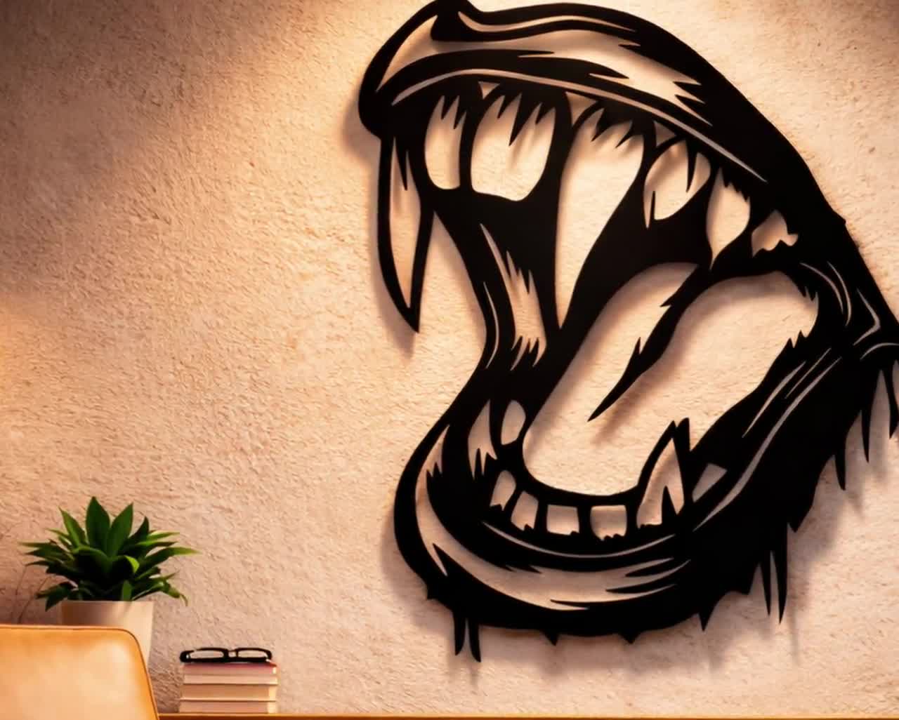 VALIEM MONSTER MOUTH WARP Mサイズ 3D Printable Monster Teeth - Jaw Moveable - Halloween cosplay by