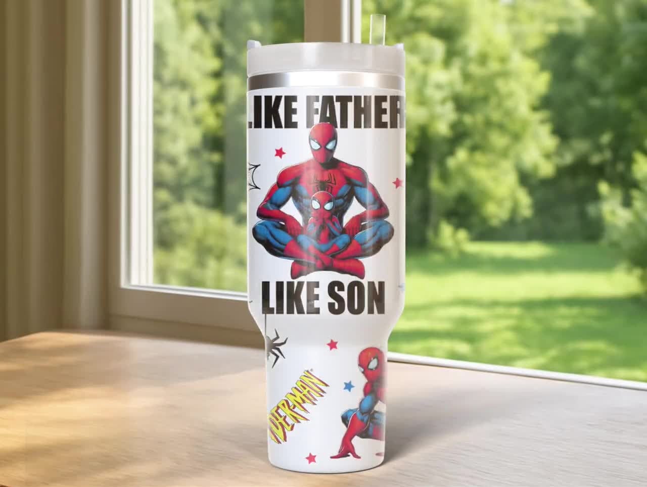 Spider-Man Tumbler, Super man 40oz Cup, Superhero Tumbler Cup, Movie Coffee Tumbler, Eddie Brock Tumbler, Symbiote Spider Insulated Tumbler video poster