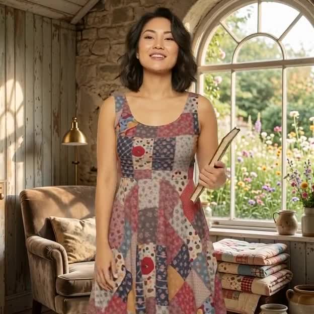 patchwork skater dress Buy Inspired Patchwork Skater Dress Online in India
