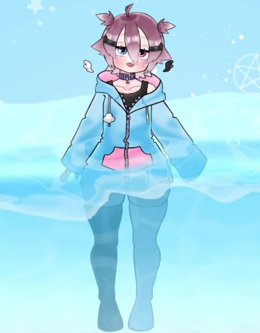 VTuber ウォーターアセット, image size:900x1150