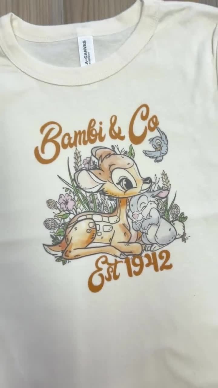 Bambi Baby Tee, Bambi Crop Tank, Bambi Thumper Crop, Thumper Bambi