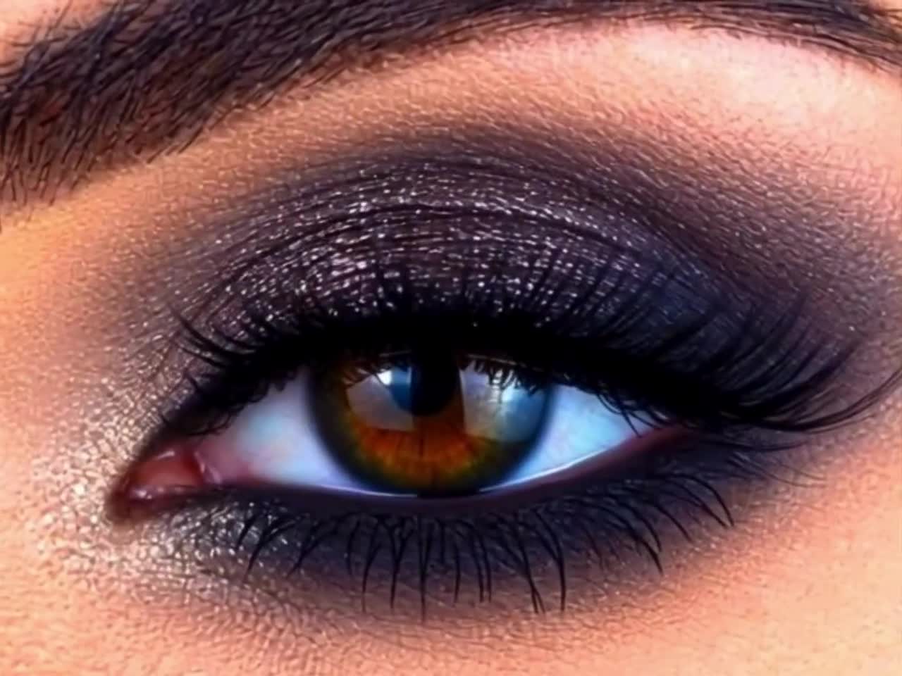 princess polly baby blue dress Midnight Smokey Eye · How To Create A Smokey Eye · Beauty on Cut Out + Keep main image 0
