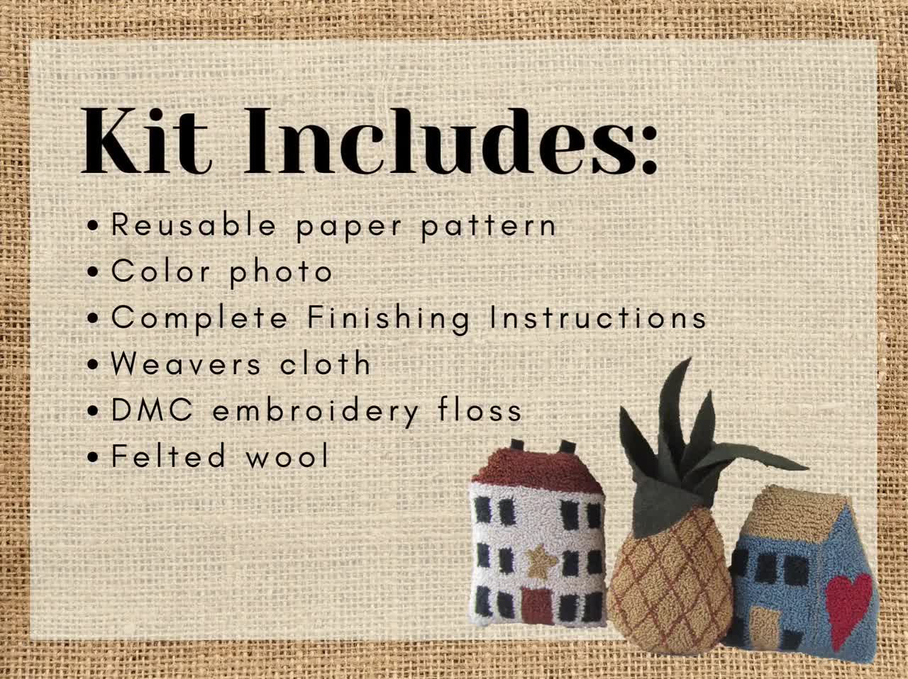 Pineapple Punch Needle Kit