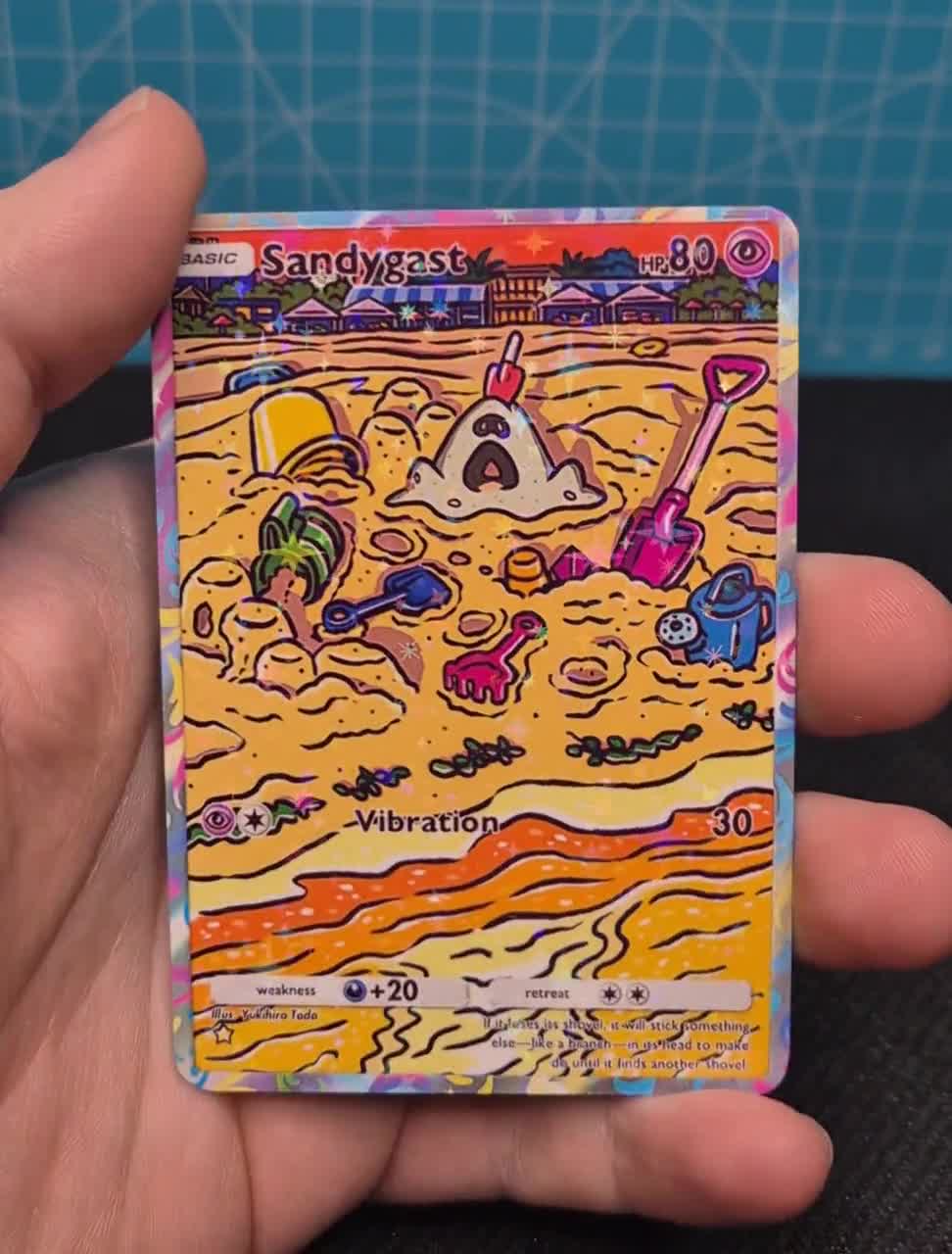 pokemon card sandygast Sandygast - 095/193 - SV02: Paldea Evolved [REVERSE HOLO]