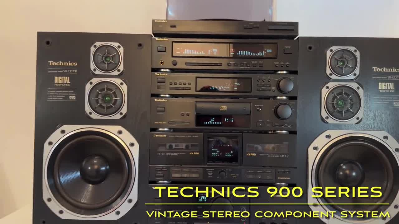 TECHNICS TOWER SU-X920D Complete Rare Vintage Stereo Component