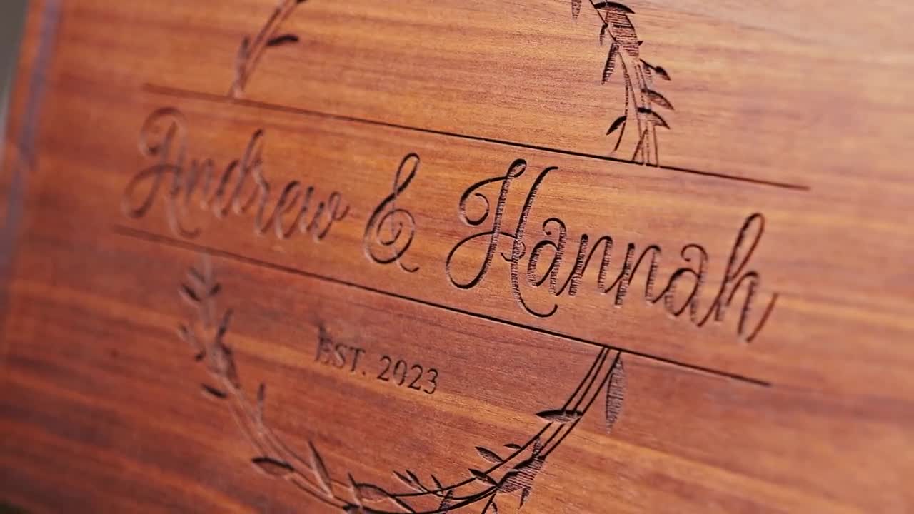 Personalized 12x17 Cutting Board - Key To Our Home