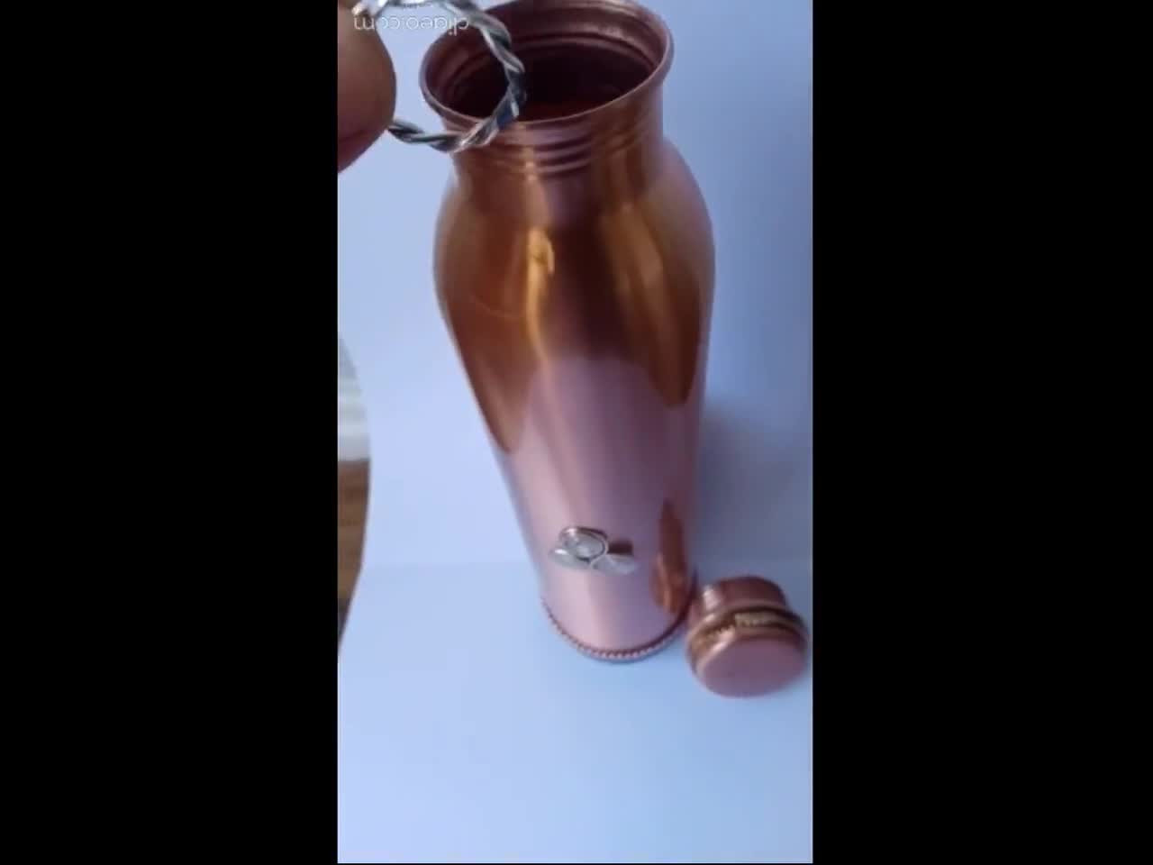 Water Copper Bottle ancient Rishi orgonite 925 - Etsy