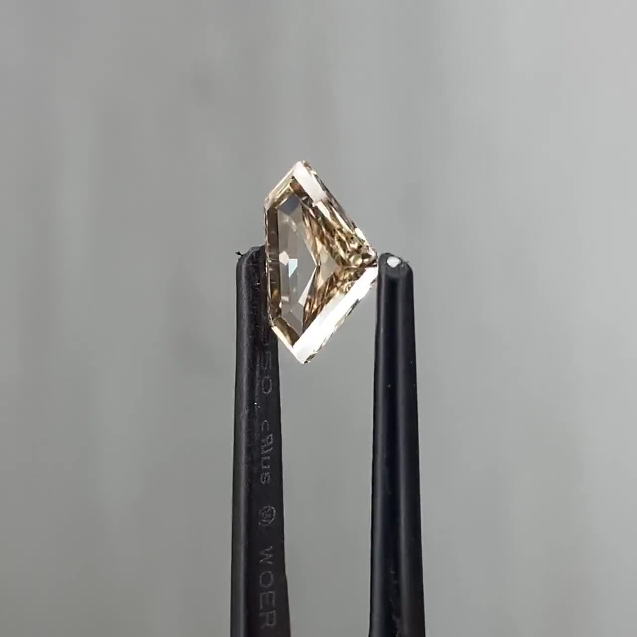 1.68 CT, 10.5 X 7.8 MM | Champagne Diamond | Pentagon Cut Diamond