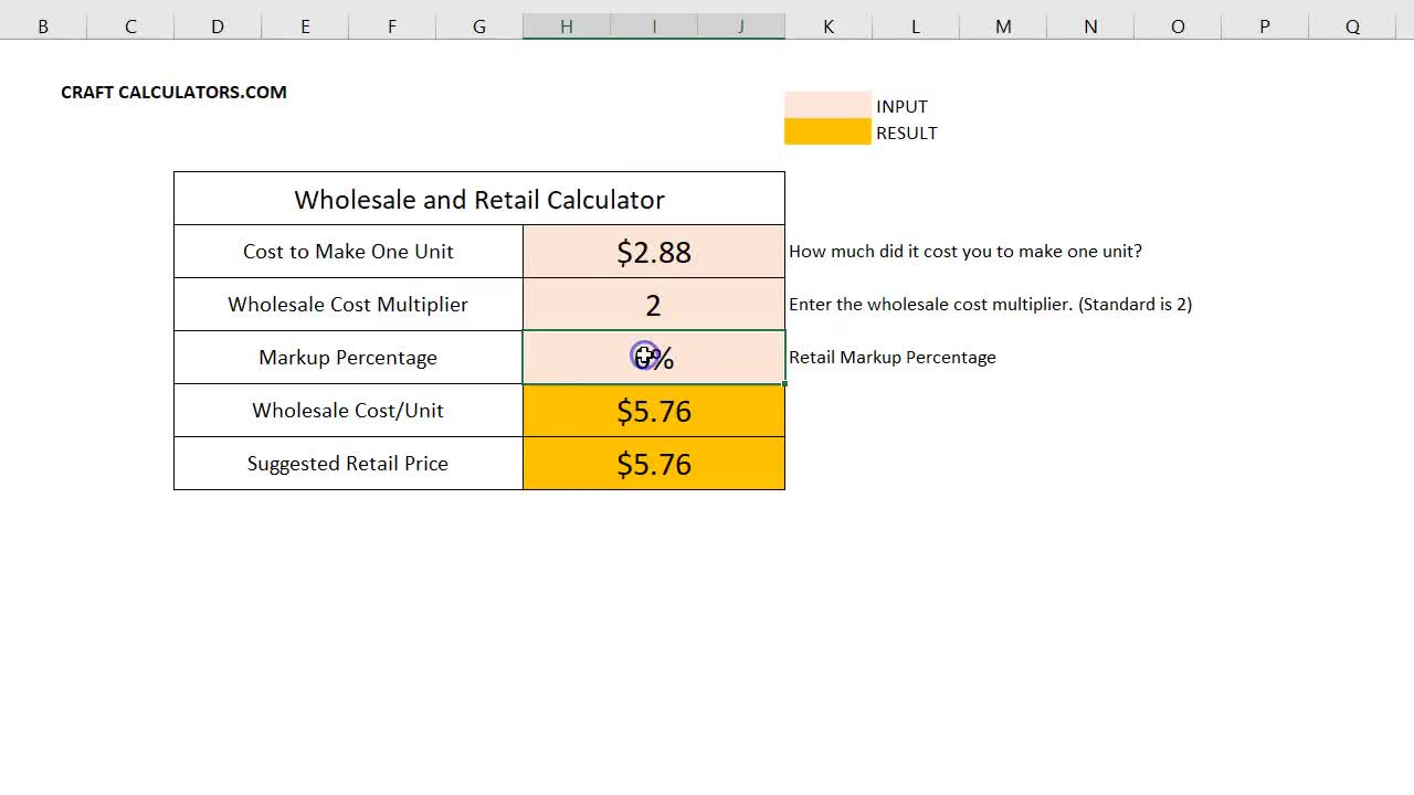 How to calculate wholesale price