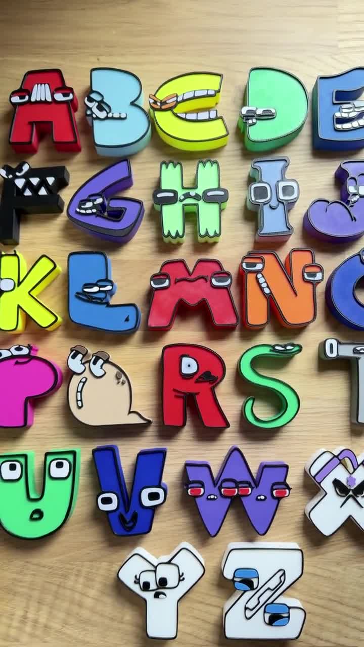 アルファベットの伝承スタイルの文字：A～Zのフルセット、保育園の