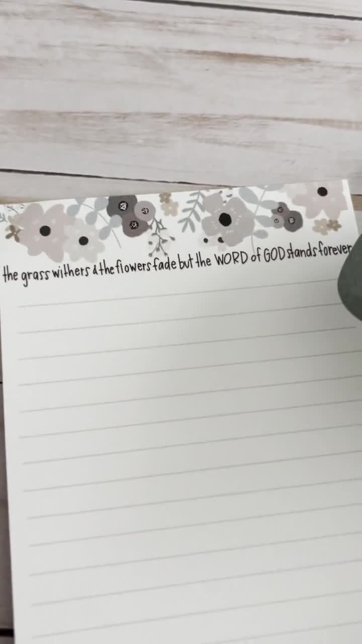 The Word Of God Stands Forever {A6 Notebook} The Word Of God Stands Forever {A6 Notebook}