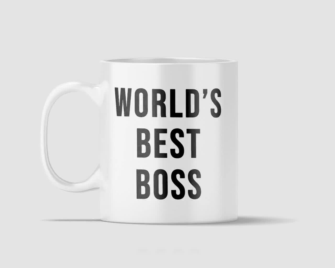 Worlds Best Boss / Dunder Mifflin Mug the Office Mug 2 Sided