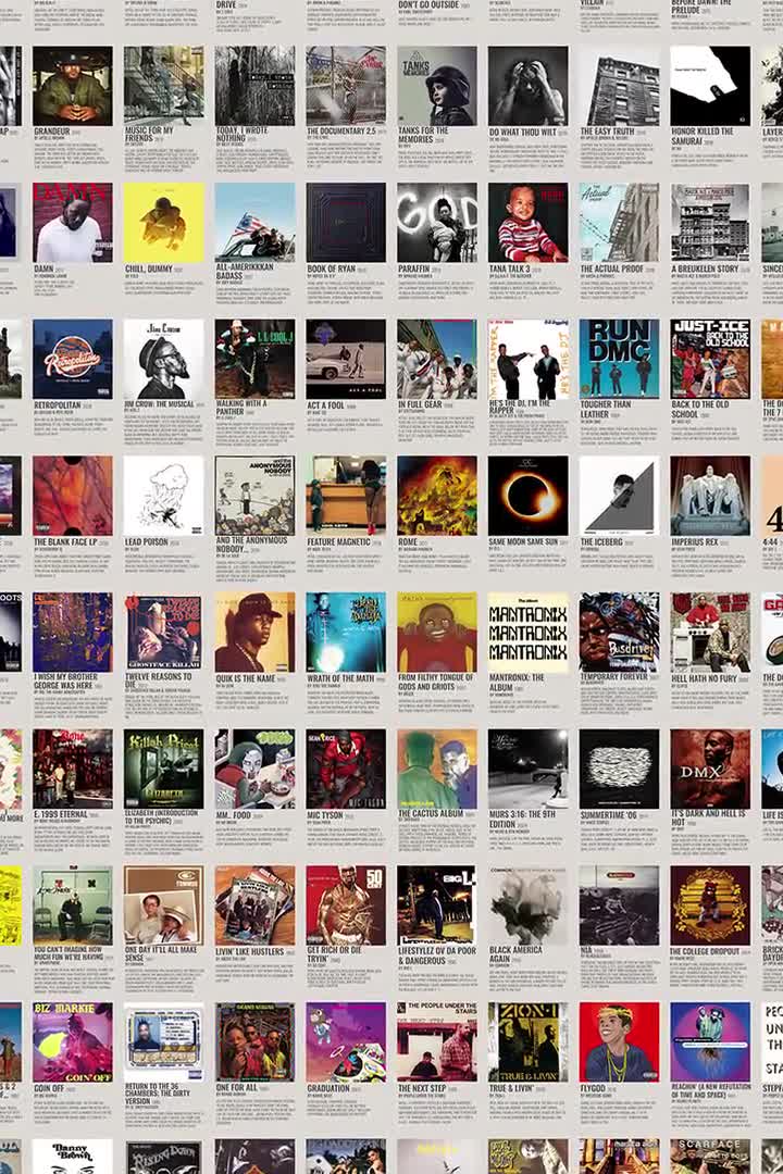 ヒップホップ/ラップミュージックアルバム、ミニマリストオールド