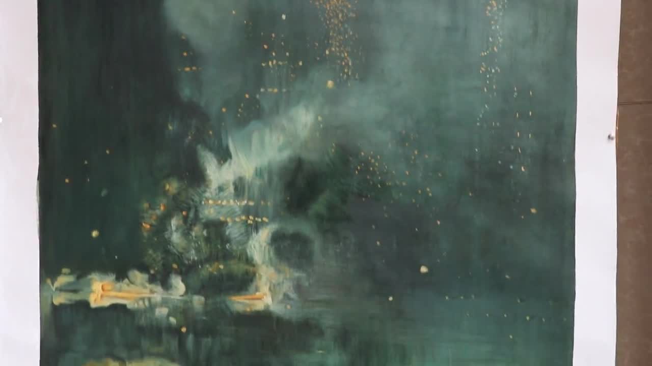 Nocturne in Black and Gold: the Falling Rocket - James Abbott