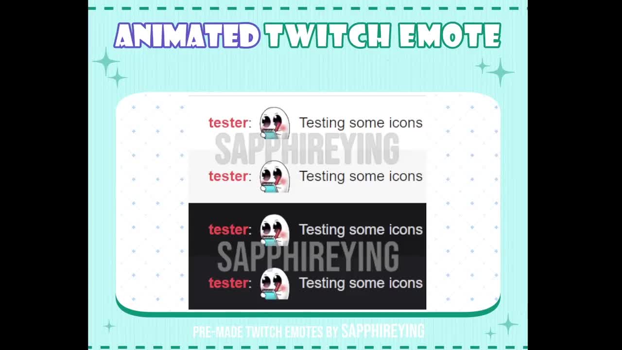 Draw custom badges for twitch and discord by Sapphireying