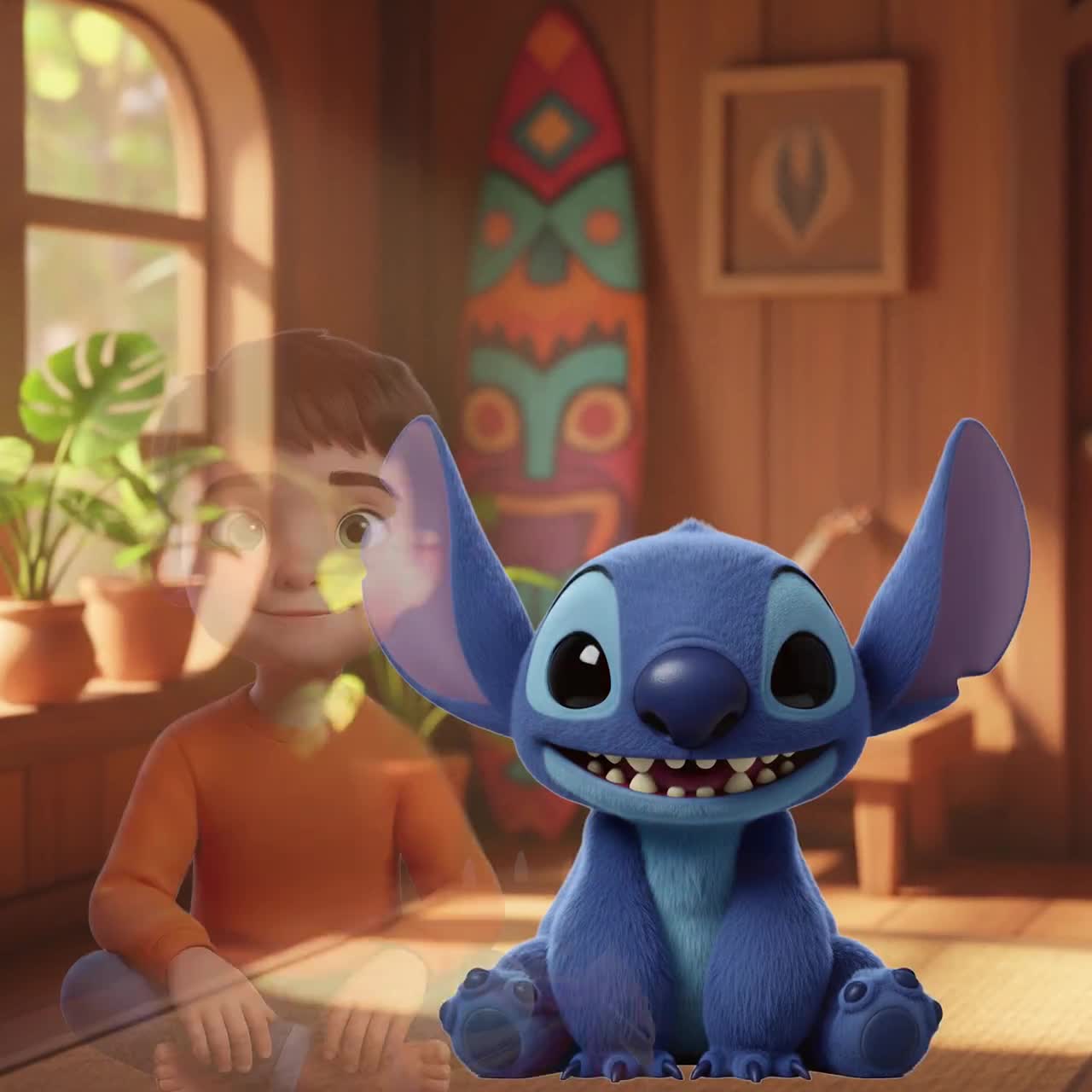 Personalized Stitch Birthday Portrait – Custom Cartoon Gift (Digital Printable Party Sign) video poster