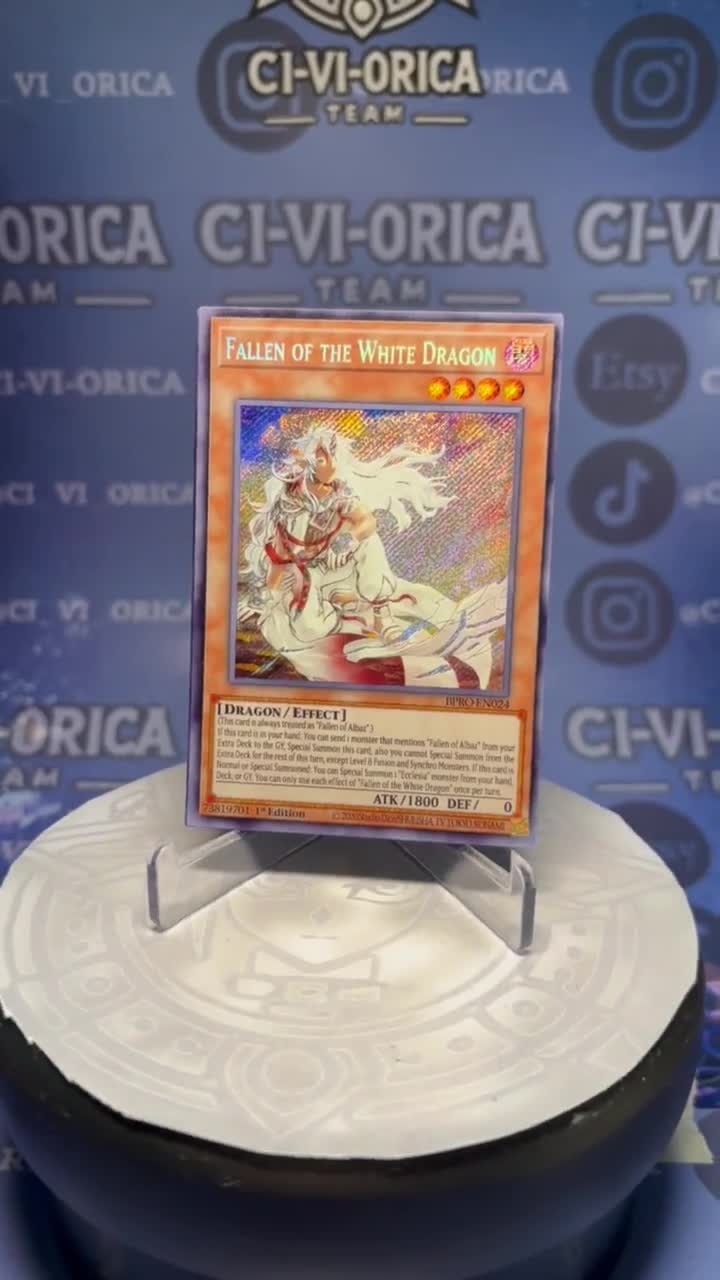 Fallen of the White Dragon - Secret Rare - Common Rare - Handmade