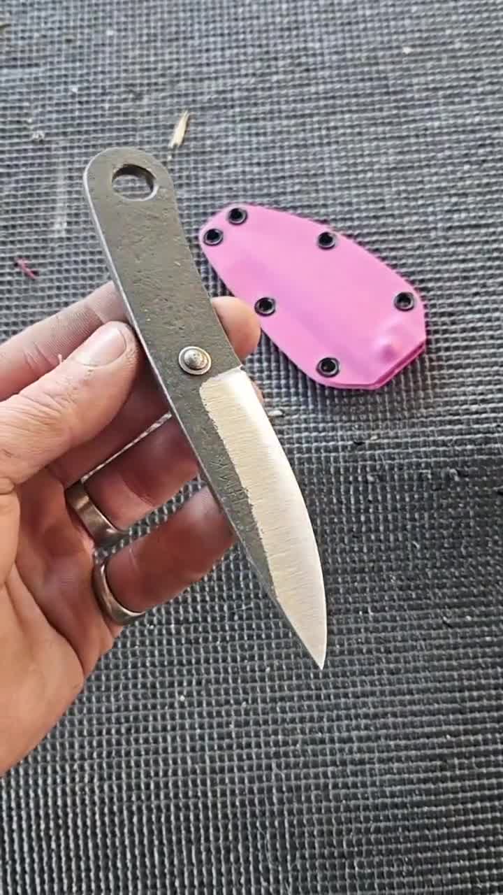 Reclaimed Steel Handforged RLPs: Sheath Included video poster