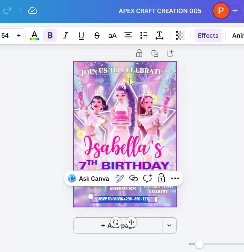 Invito di compleanno di Zootropolis 2 - Modello modificabile, download digitale di Zootropolis, Judy Hopps, Invito di Zootropolis - Modello Canva, download digitale video poster