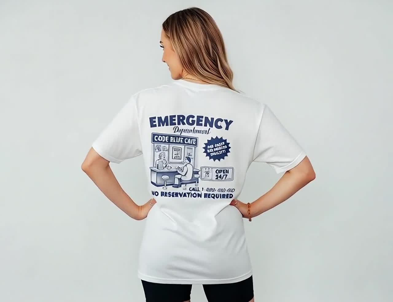 Emergency Department Sweatshirt, ER Nurse Shirt, Funny Code Blue