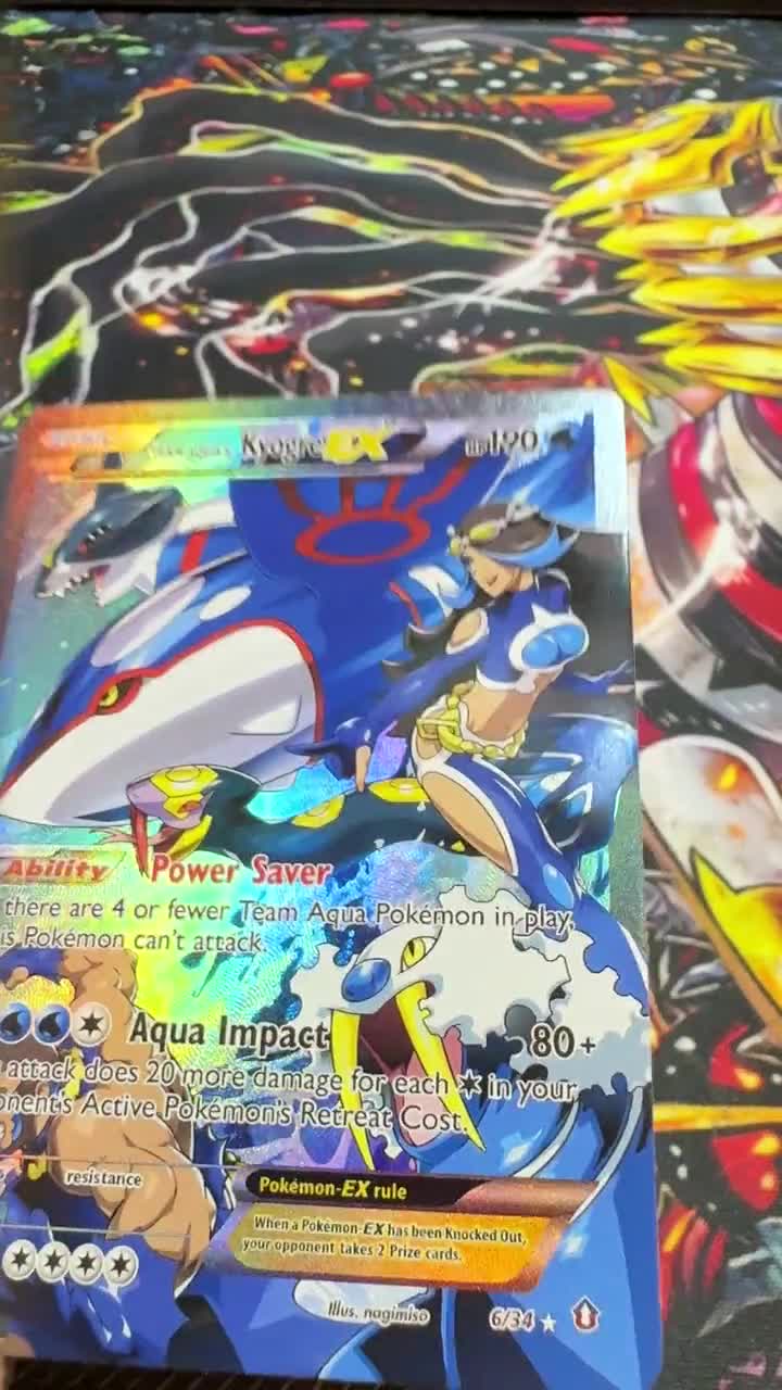 Textured · Team Aqua's Kyogre-ex · Double Crisis (DCR) #6 Custom