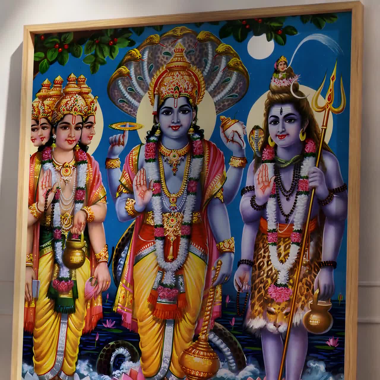 ヴィシュヌ、ブラフマー、シヴァ、聖なる三位一体、ヒンドゥー教の神の