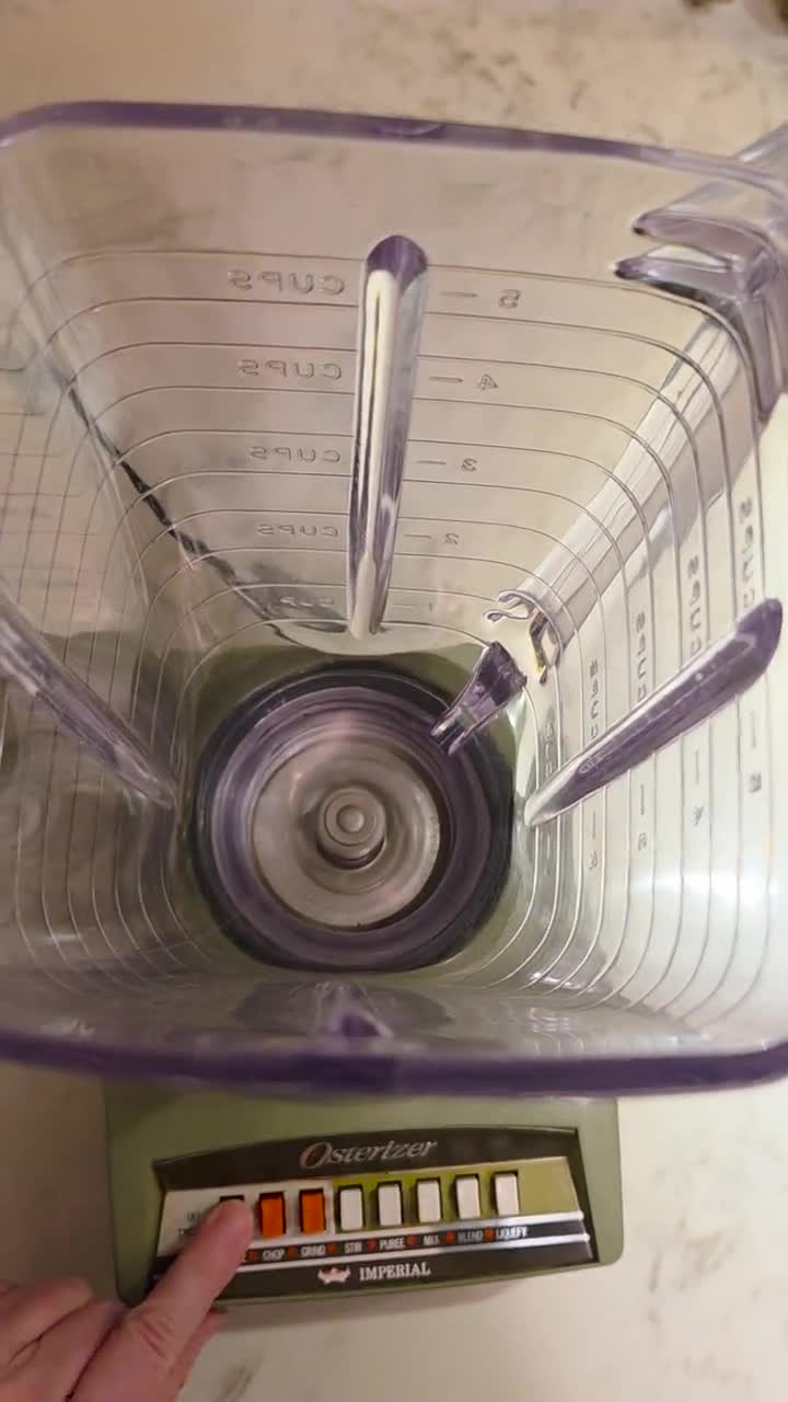 Vintage Avocado Green Osterizer Blender: 1970s Retro Kitchen