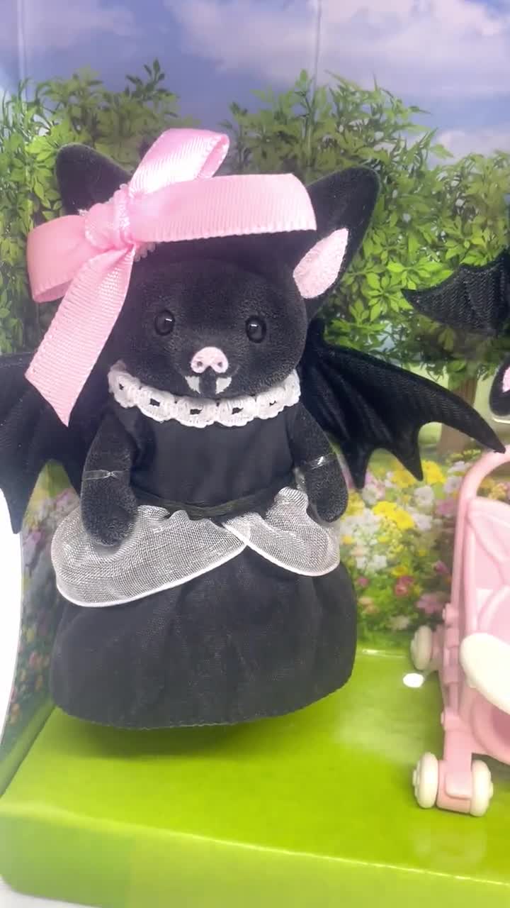 黒のコウモリ一家 - カスタム ユニークで魅力的なコウモリ一家