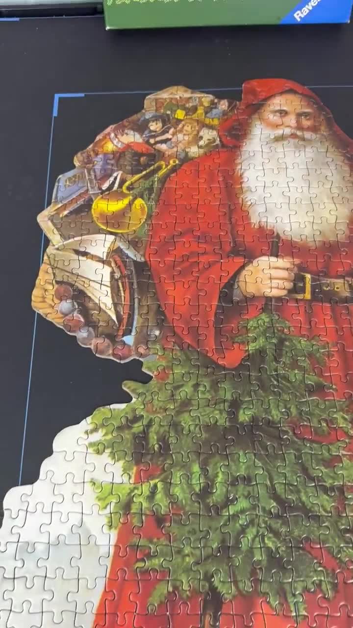 Vintage Ravensburger Santa Claus Puzzle – 1981 Complete 500 Piece