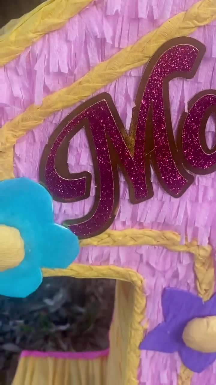 Handmade PLIM PLIM Piñata: Kids Party Decoration (25”x17.5”x5”) video poster