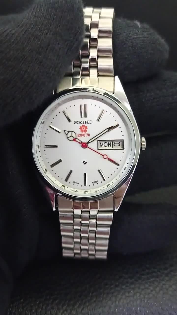 Vintage Seiko Expo 70 Automatic Refurbished Japan 6309a Mens Day