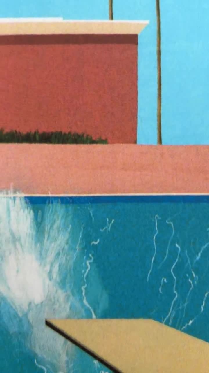 DAVID HOCKNEY - A Bigger Splash - Signed, Numbered Edition 311/500
