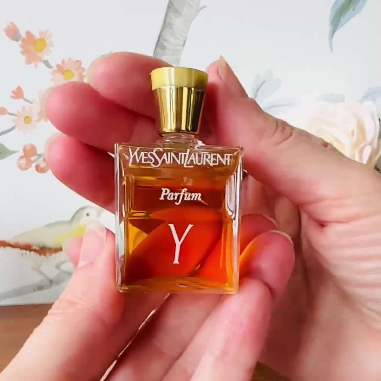 希少✨YSL Y イグレック パルファム15ml ヴィンテージ 箱付保証書付 Vintage Yves Saint Laurent Y Parfum 15ml W Bakelite Cap | Original