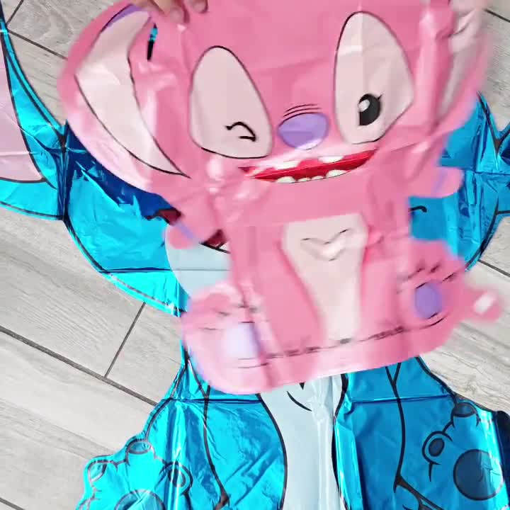 lilo n stitch toy Bouquet latex foil balloons for Theme party decoration centerpiece happy birthday supplies baby shower boy girl idea video poster