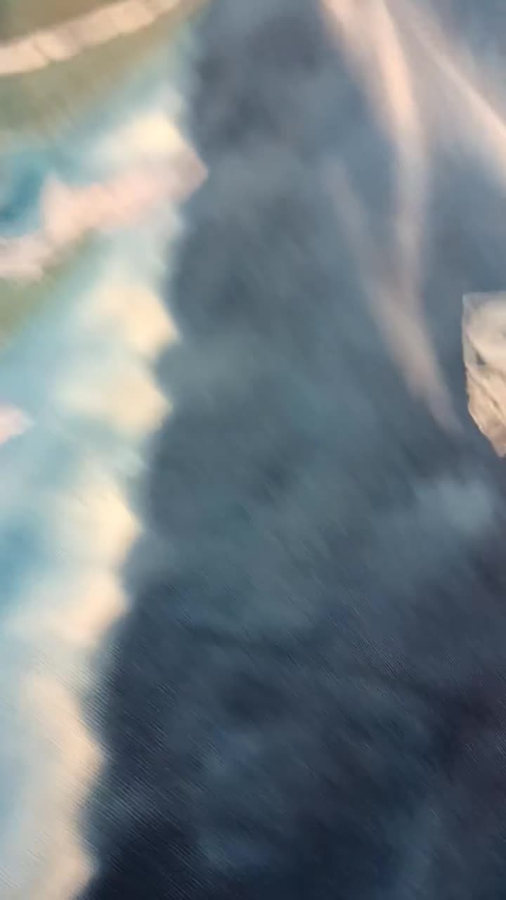 whales swimming, vintage but new/old liquid blue store inventory, short sleeve tie dye video poster