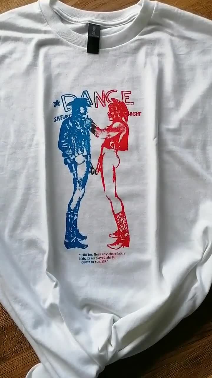Two Cowboys Graphic T-shirt: Vivienne Westwood Style Art Print - Etsy