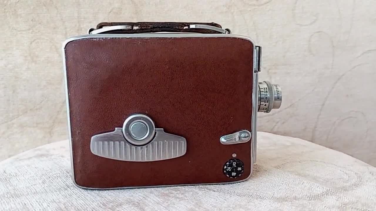 Vintage Movie Camera Keystone Olympic. Model K-32 8mm. Old Film