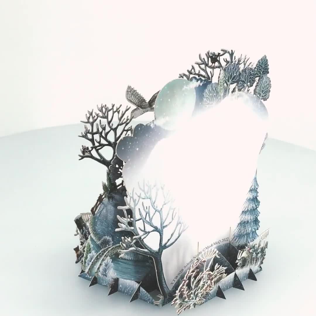 3D Pop Up Christmas Card: Silent Night (XTW026) video poster