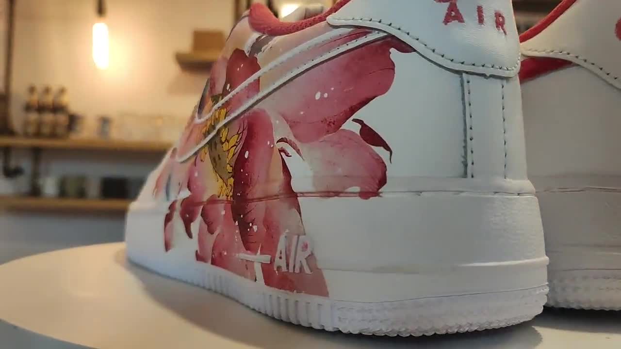 Nike Custom Airbrushed Graffiti Shoes