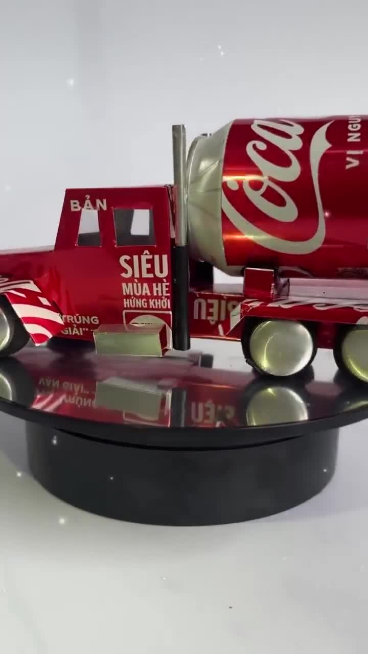 Recycled Coca-cola Truck Tin Can Model - Etsy