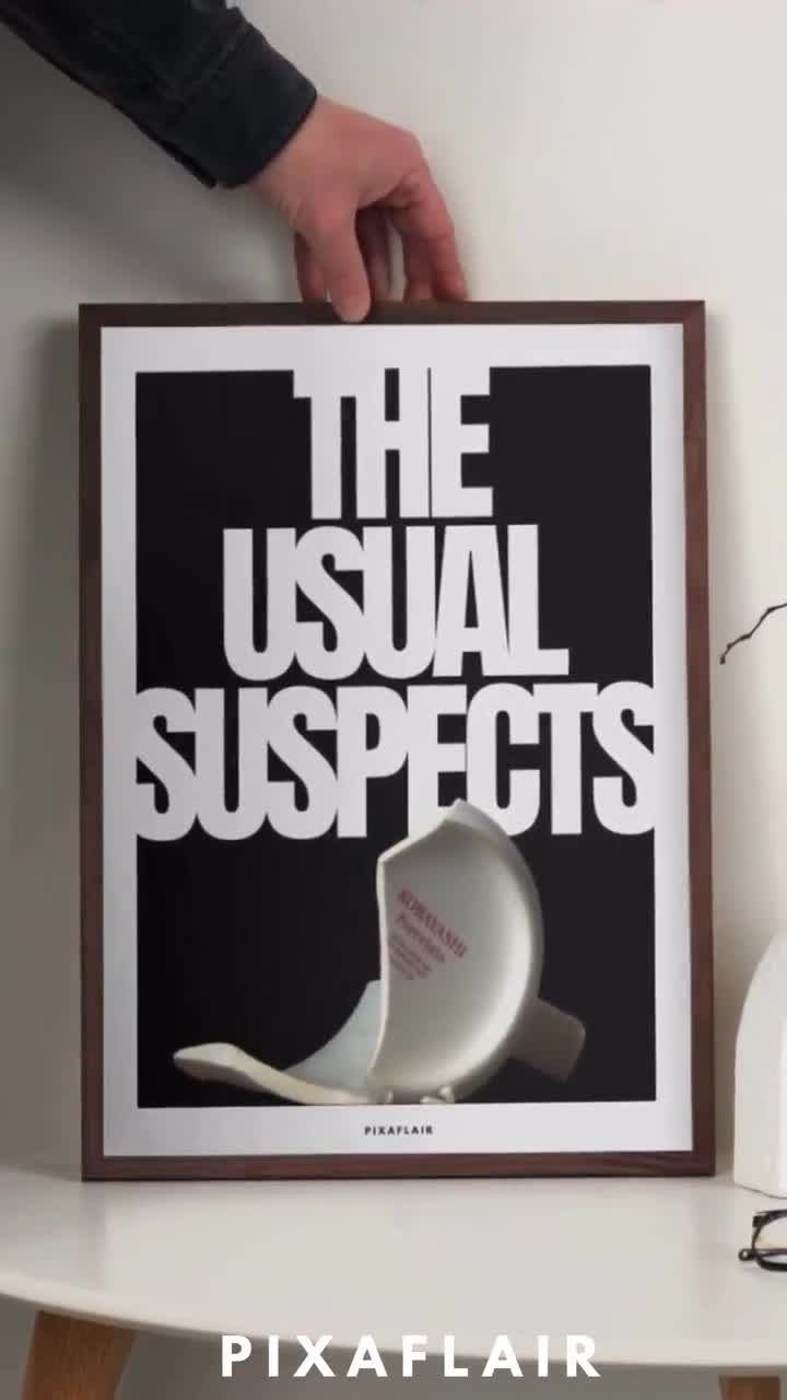 The Usual Suspects | Kobayashi Porcelain | Movie Wall Art | Keyser Soze Poster | Printable video poster