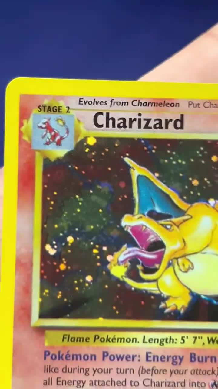 Holo Charizard 4/130 Pokemon Card Base Set 2 Holographic Card Proxy Card  Immaculate Mint Quality