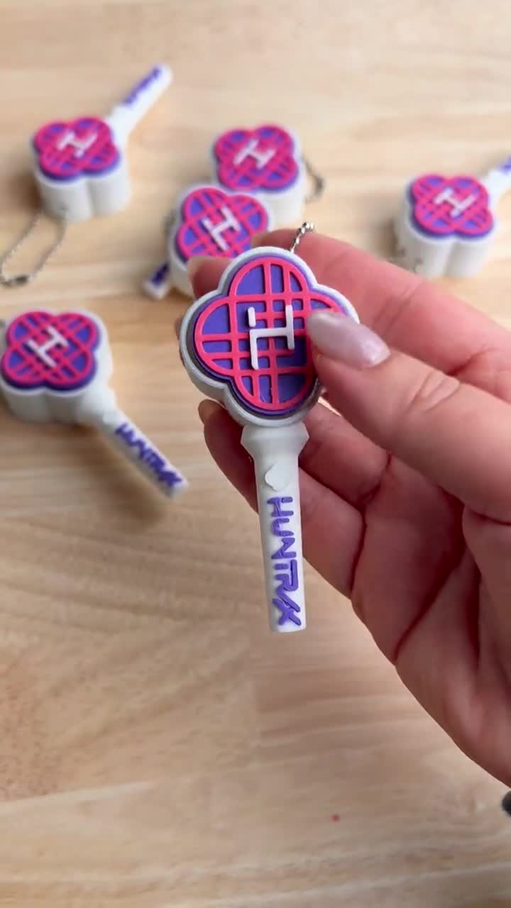 K-pop Demon Hunters Inspired - Huntrix Light Stick Fidget Clicker