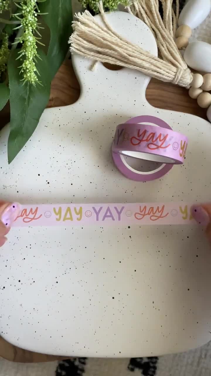 Yay Washi Tape Small Business Owner Washi Tape Washi Tape for